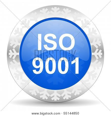 iso 9001 christmas icon