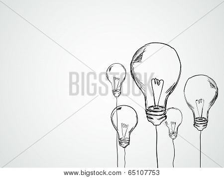 Bulbs Sketch Vector