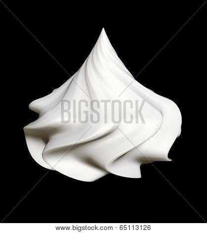 Whipped Cream Isolated