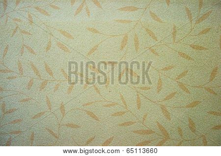 Grunge Leaves Pattern Background