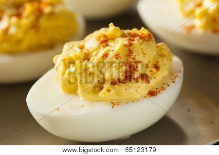 Healthy Deviled Eggs As An Appetizer