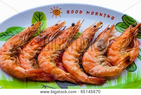 Big Grilled Shrimp