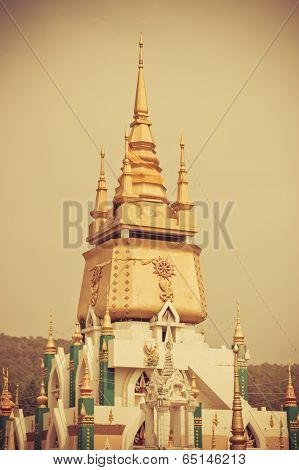 Pagoda In Wat Saikao, Chaingrai, Thailand