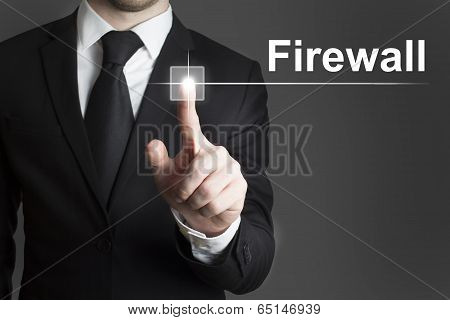 touchscreen firewall button