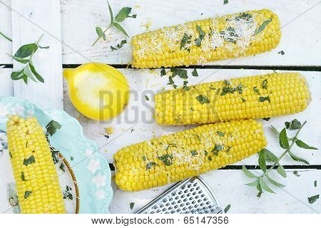 Ears Of Fresh Corn