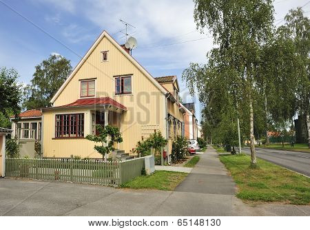 Swedish middle class home.