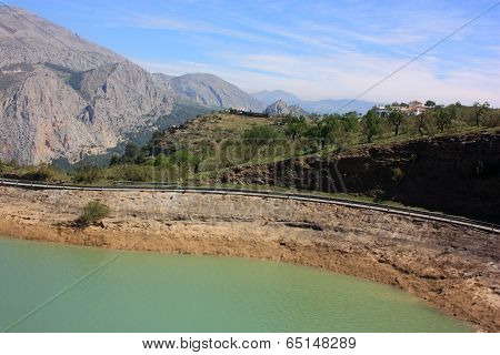 Dam At Sierra De Almorchon