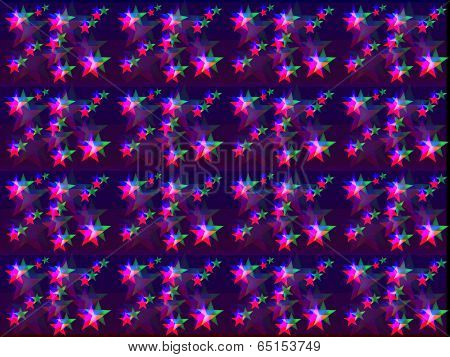 Decorative abstraction background with a stars