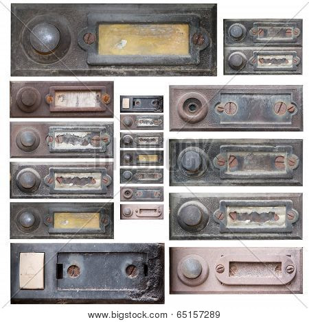 Set Of The Old Doorbells