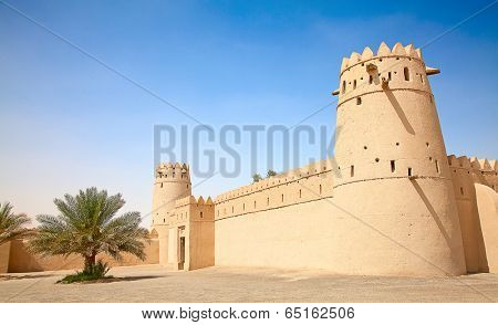 Famous Jahili fort in Al Ain oasis, United Arab Emirates