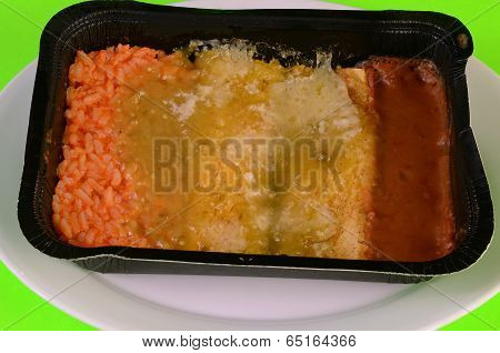 Microwave Enchiladas Verde