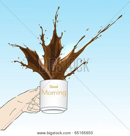Coffee splash