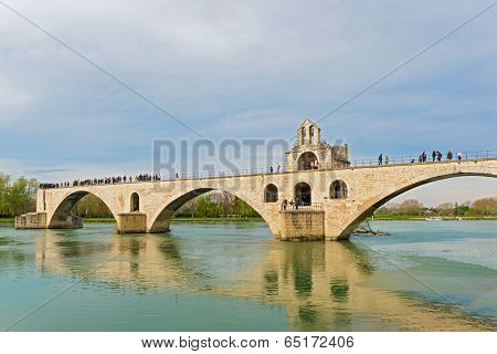 St. Benezet Bridge In Avignon, France
