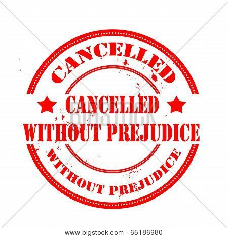 Cancelled Without Prejudice Stamp