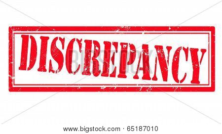 Discrepancy Stamp