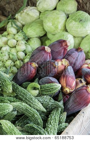 Fresh Vegetables On The Market
