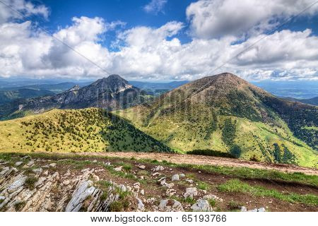 View From The Mountain Ridge