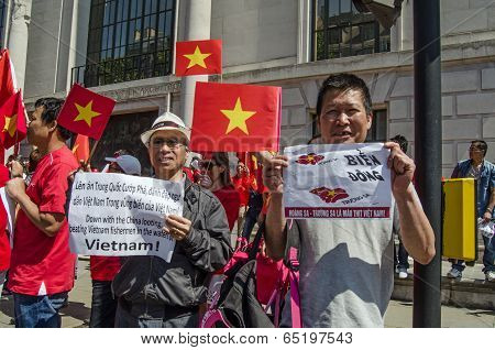 Vietnamese Protesters, London