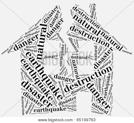 Word Cloud Illustration Related To Natural Disaster