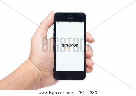 Pavlograd, Ukraine - November 1, 2014: Amazon Is An American International Electronic Commerce Compa