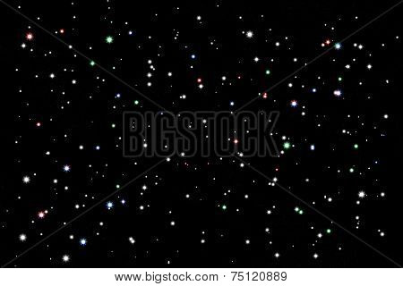 Night Sky With Stars And Nebula