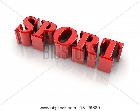 3D Text Sport