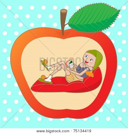 Worm In Apple