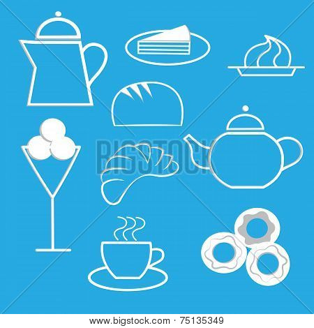 Set Of Cafe Icons