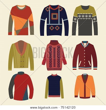 Men's Sweaters - Illustration