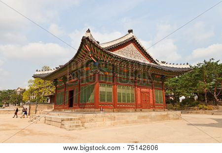 Deokhongjeon Hall  Of Deoksugung Palace In Seoul, Korea