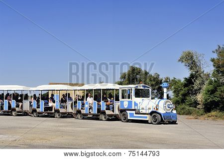 Tourist Train To Visit The Salt Business Of Aigues-mortes
