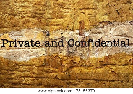 Private And Confidential
