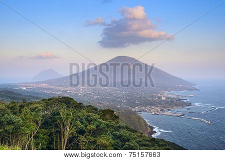 Hachijojima Island, Tokyo, Japan.