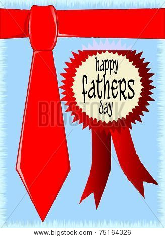Happy Fathers Day Rosette
