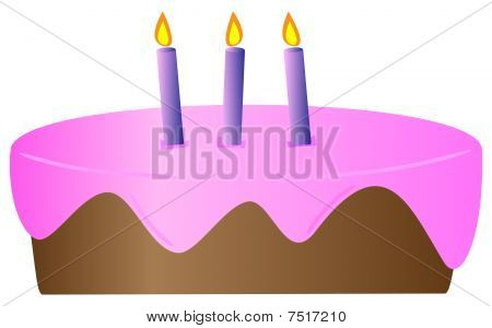 誕生日ケーキのベクトル