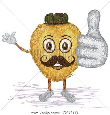 Local Apple Mustache