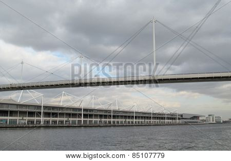 LONDON- 7 MARCH: Plans are being drawn up by city hall, to build a floating town on the royal victoria docks at silvertown, LONDON, 7 MARCH, 2015.
