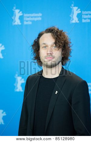 BERLIN, GERMANY - FEBRUARY 11: Actor Elmer Back.  'Eisenstein in Guanajuato' photocall. 65th Berlinale International Film Festival at Grand Hyatt Hotel on February 11, 2015 in Berlin, Germany.