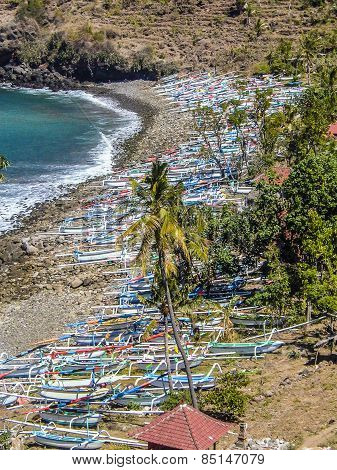 Fishermens Village In Amed, Bali