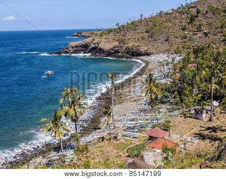 Fishermens Village In Amed, Bali