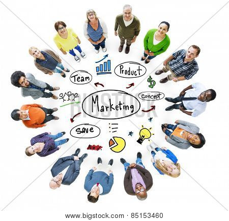 Marketing Strategy Team Business Commercial Advertising Concept