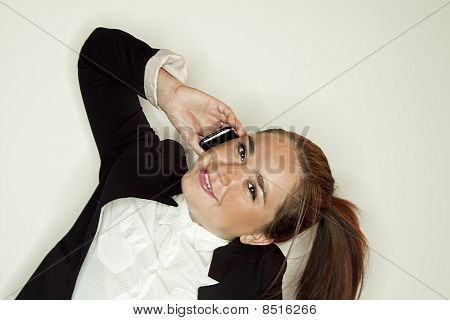 am Telefon