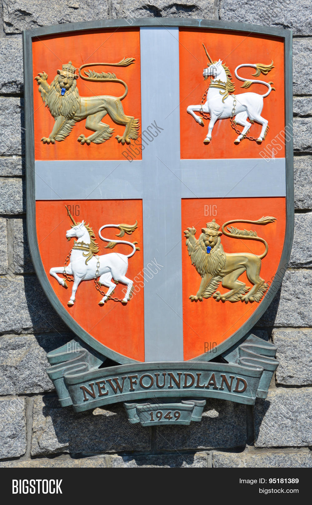 Coat Arms Newfoundland Image & Photo (Free Trial) Bigstock