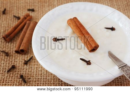 Brazilian Dessert Canjica Of White Corn