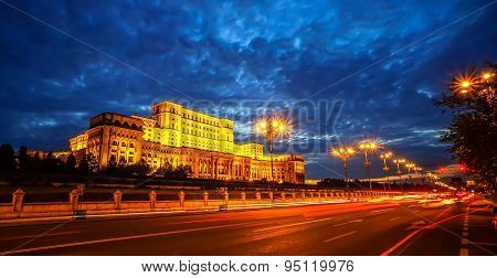Parliament Palace In Bucharest