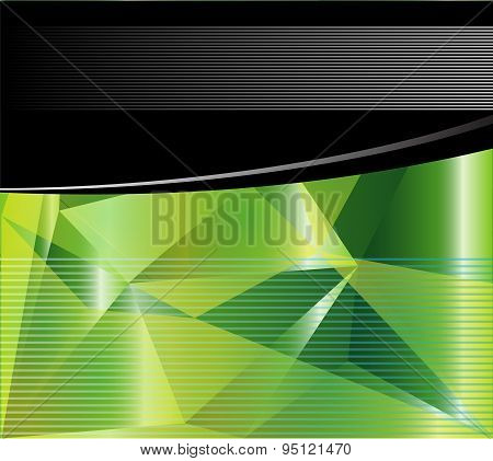 Abstract blue vector background with triangle