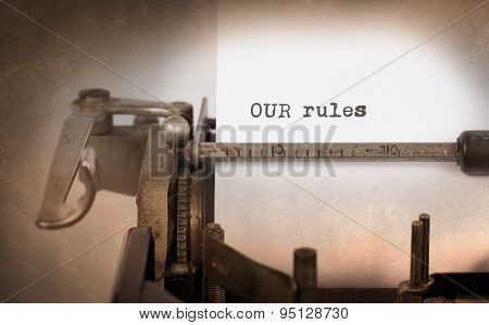 Vintage Typewriter