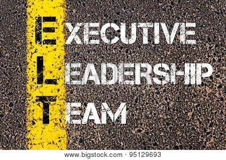 Business Acronym Elt As Executive Leadership Team