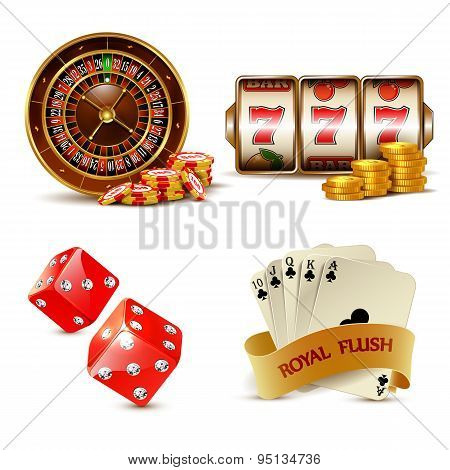 Casino design elements.