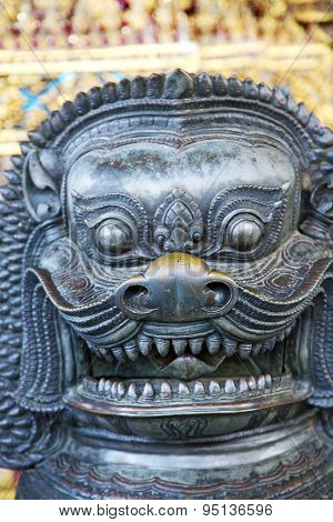 Demon In The Temple  Bronze Palaces  Warrior Monster